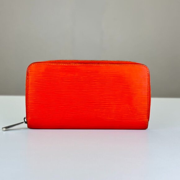 Louis Vuitton Orange Epi Leather Wallet - Picture 1 of 7